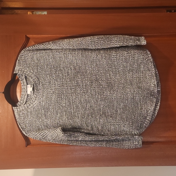 So Crew Neck Ribbed Sweater Grey size M - Picture 6 of 11